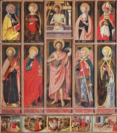 Altarbild des Heiligen Johannes des Täufers von Jacques Durandi